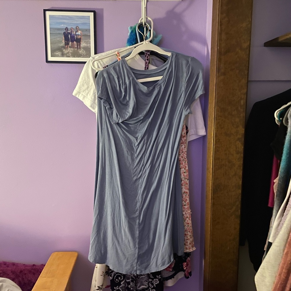 Blue tshirt dress medium